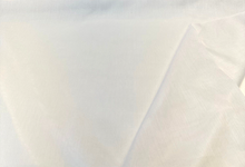  Sunbrella Outdoor 118'' Double Wide White Vortex Sheer Curtain Fabric 