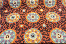  Waverly Tribal Thread Sunset Suzani Drapery Upholstery Fabric 