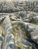 Upholstery Fanwood Leaves Aquamarine Swavelle Chenille Fabric 