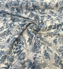 Tacino Blue Lake Leaves Branches Drapery Swavelle Upholstery Fabric