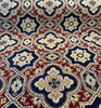 Upholstery Jardins Ruby Red Blue Chenille Fabric By The Yard