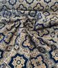 Upholstery Jardins Sapphire Blue Chenille  Chenille Fabric 