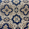 Upholstery Jardins Sapphire Blue Chenille  Chenille Fabric 