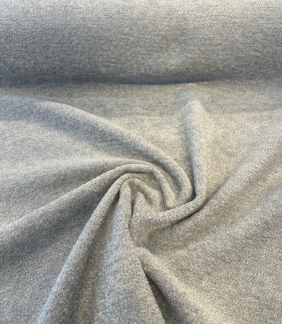Sunbrella Chenille Fur Gray Soft Outdoor Upholstery Fabric