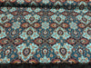 Magnolia Quatrefoil Aqua Drapery Upholstery Bartson Fabric 