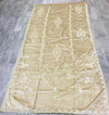 Italian Embroidered Versaille ready made drape Velvet lined - Off White Curtain