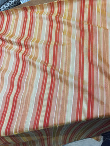  Red with Gold Sheer Beautiful stripes 120'' inch double width Fabric By the yard