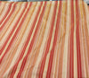 Red with Gold Sheer Beautiful stripes 120'' inch double width Fabric By the yard