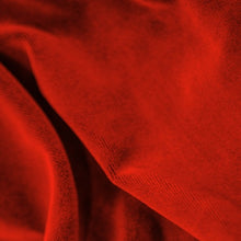  Charisma Velvet Velour Cherry Red IFR 25 oz Drapery Fabric